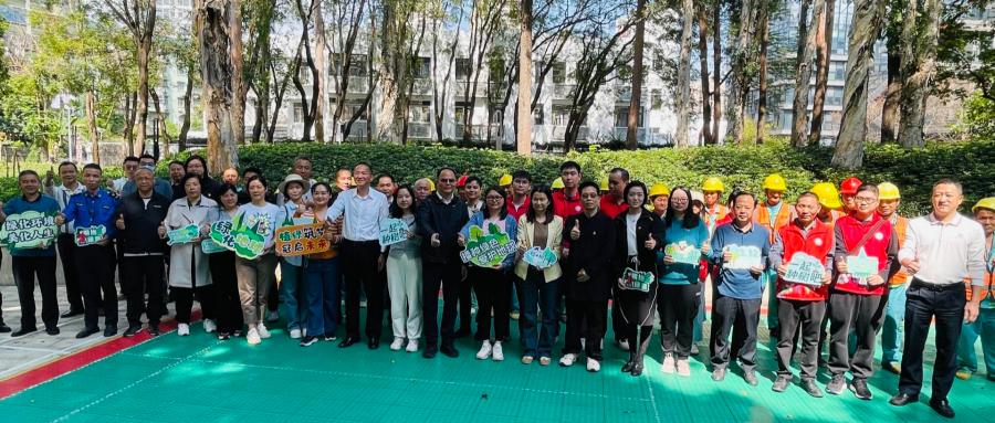 党建引领添新绿 政企同心护生态 —— 公司党委联合莲花街道开展植树共建活动